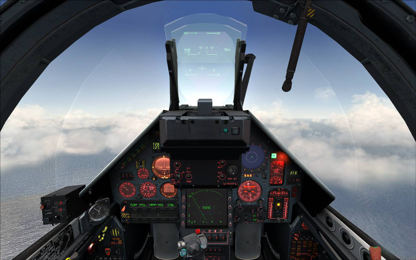Simulation of air combat